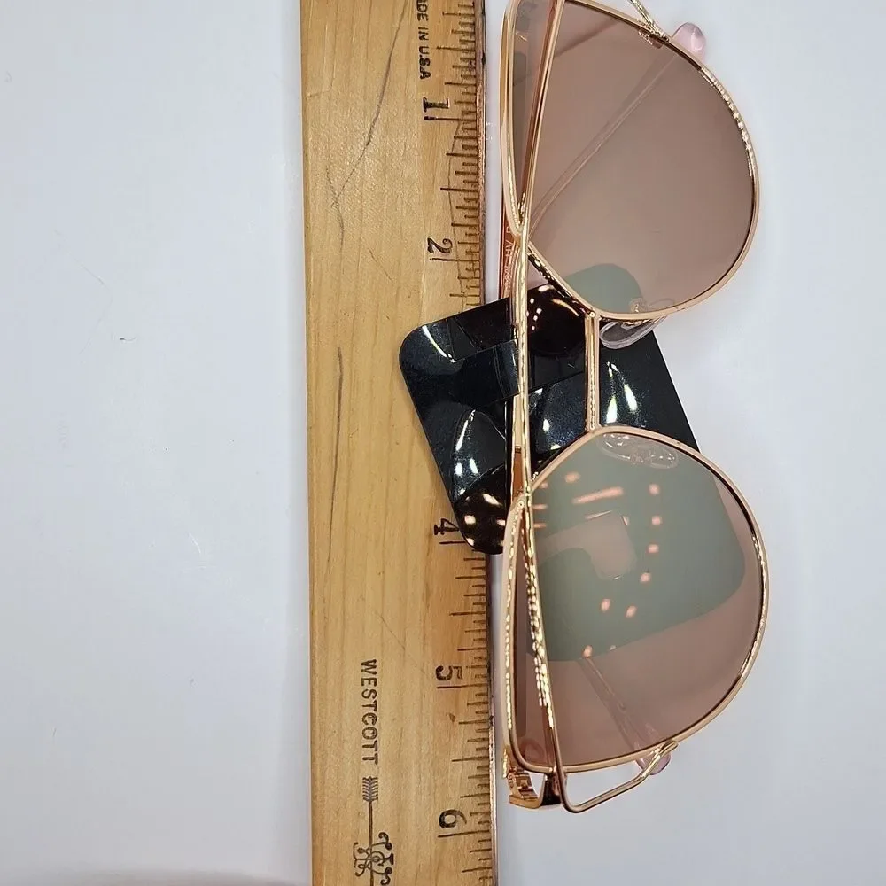 Rose gold cat eye aviator sunglasses nordstrom